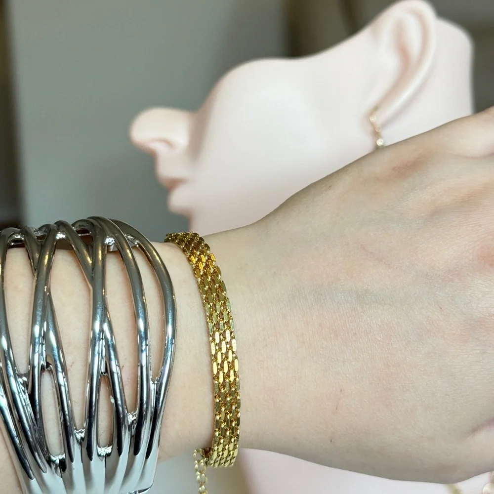 Gold-Tone Multi-Link Bracelet